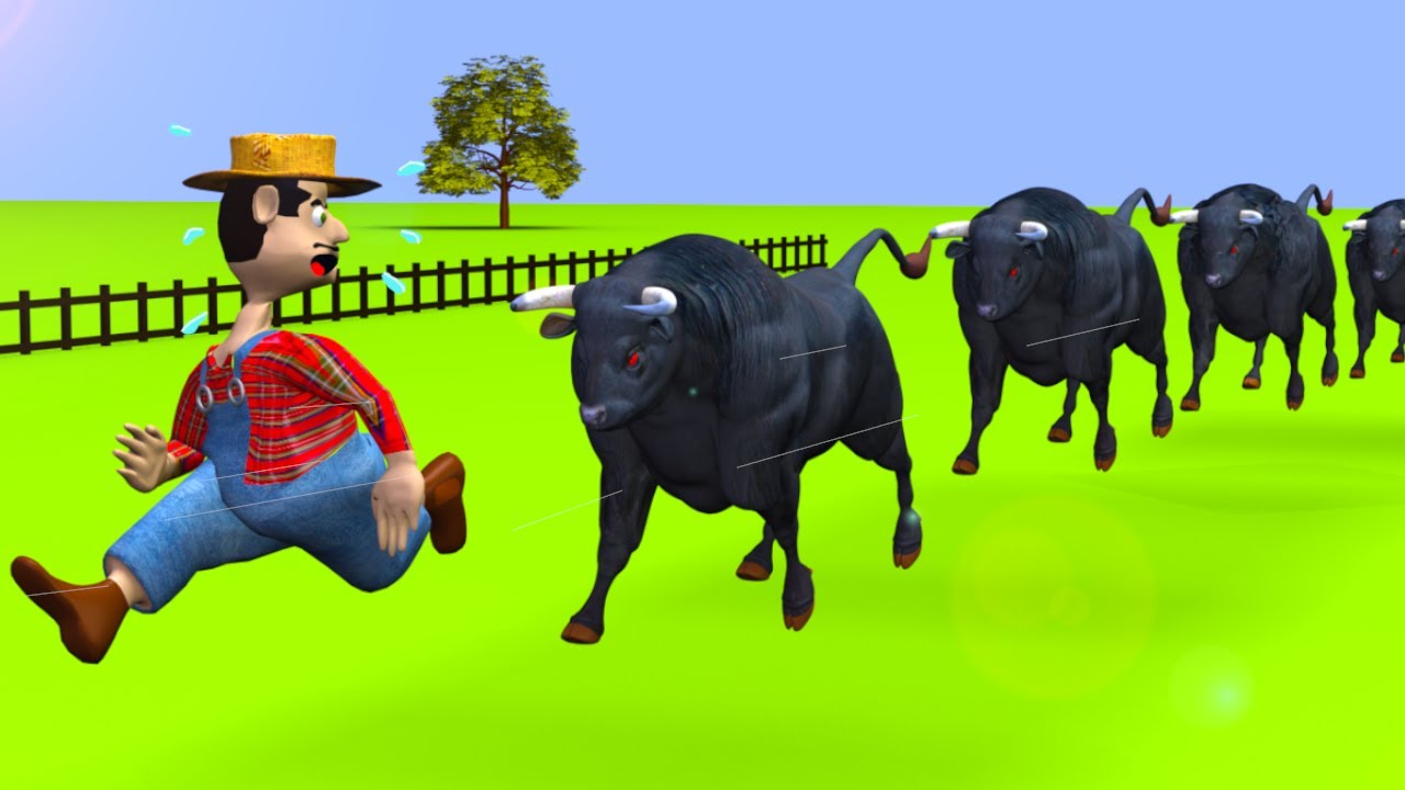 JUCA PAÇOCA e o TOURO JORJÃO, ANIMAÇÃO 3D, # AS MELHORES HISTÓRIAS