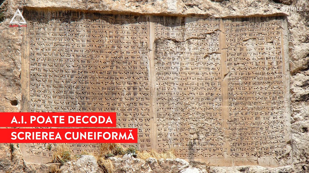 ACUM: Inteligența artificială poate decoda scrierea cuneiformă