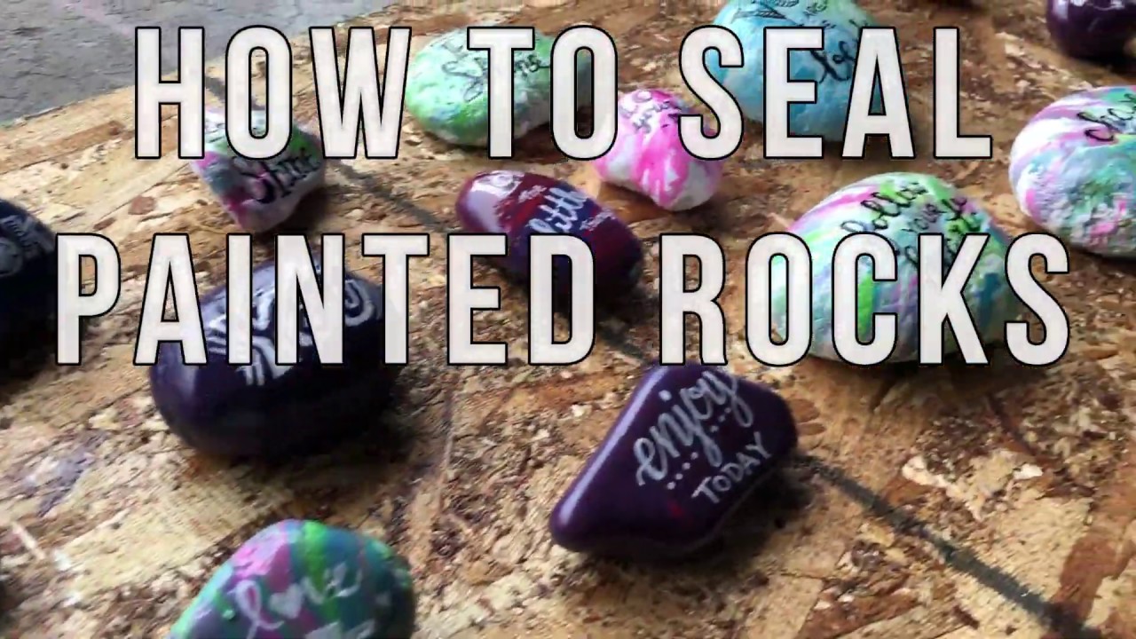 How to SEAL PAINTED ROCKS || Sealing Rocks with Spray Sealer || Rock Painting 101