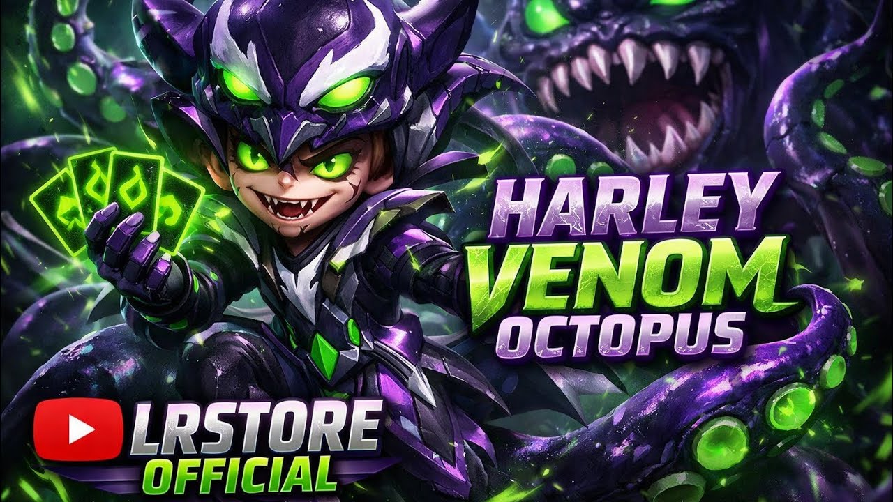 Harley Skin Venom Octopus | Mobile Legends