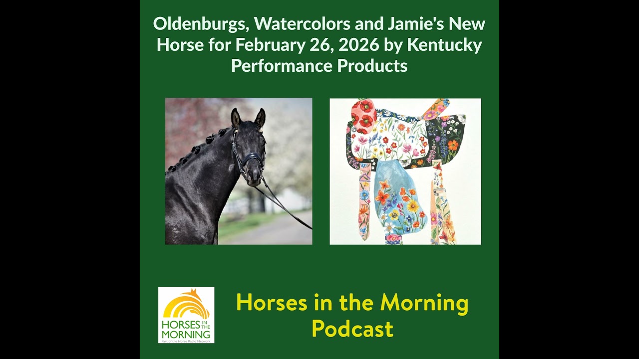 Oldenburgs, Watercolors and Jamie's New Horse for February 26, 2026 by Kentucky Performance Products
