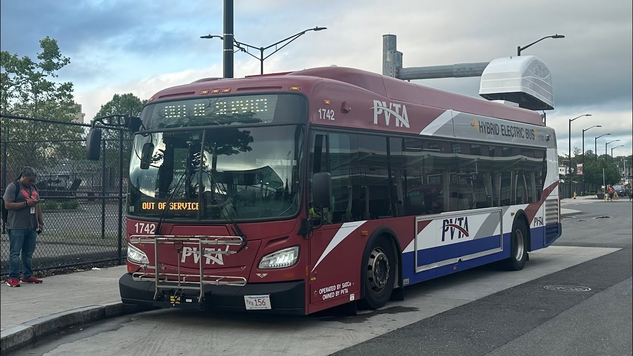 PVTA 2024 New Flyer Industries XDE35 #1742 Ride on route P-21 Express