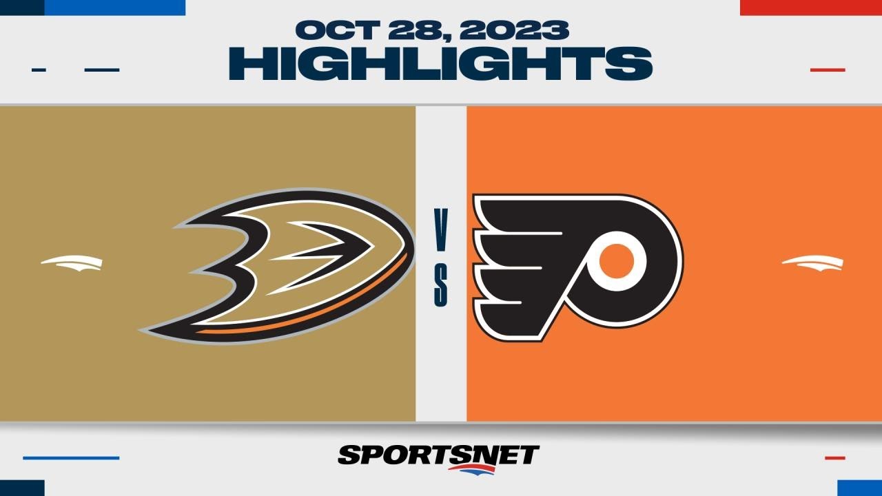 NHL Highlights | Ducks vs. Flyers - October 28, 2023