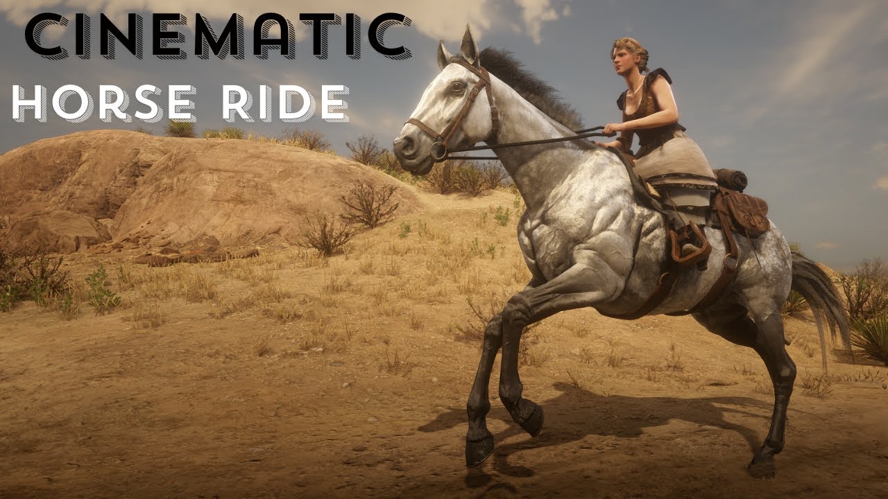 Beautiful Horses | Cinematic Horse Ride RDR 2 | ASMR