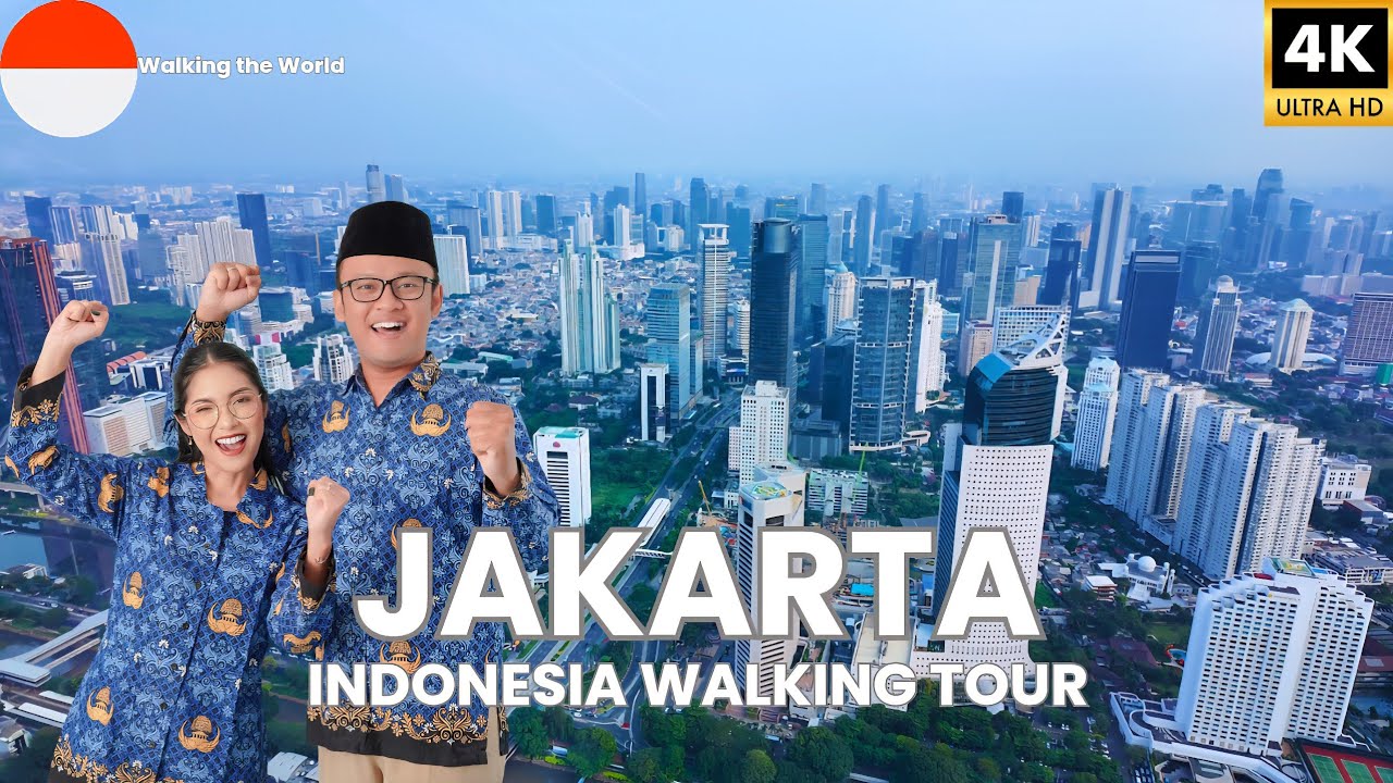 This is the REAL Jakarta 🇮🇩 Walking Tour of Thamrin & Bundaran&nbsp;HI&nbsp;[4K]