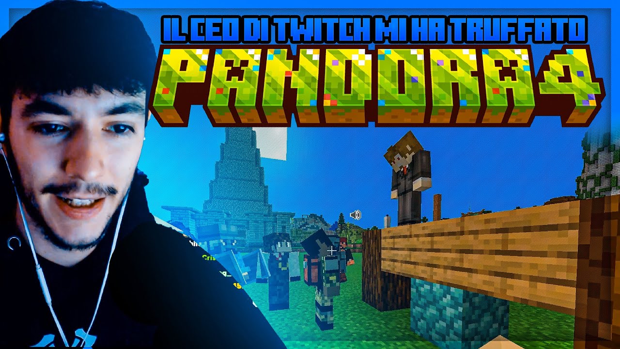 PANDORA 4 SMP #5 ARRIVA IL CEO DI TWITCH E NUOVE INVENZIONI CLAMOROSE! - Minecraft