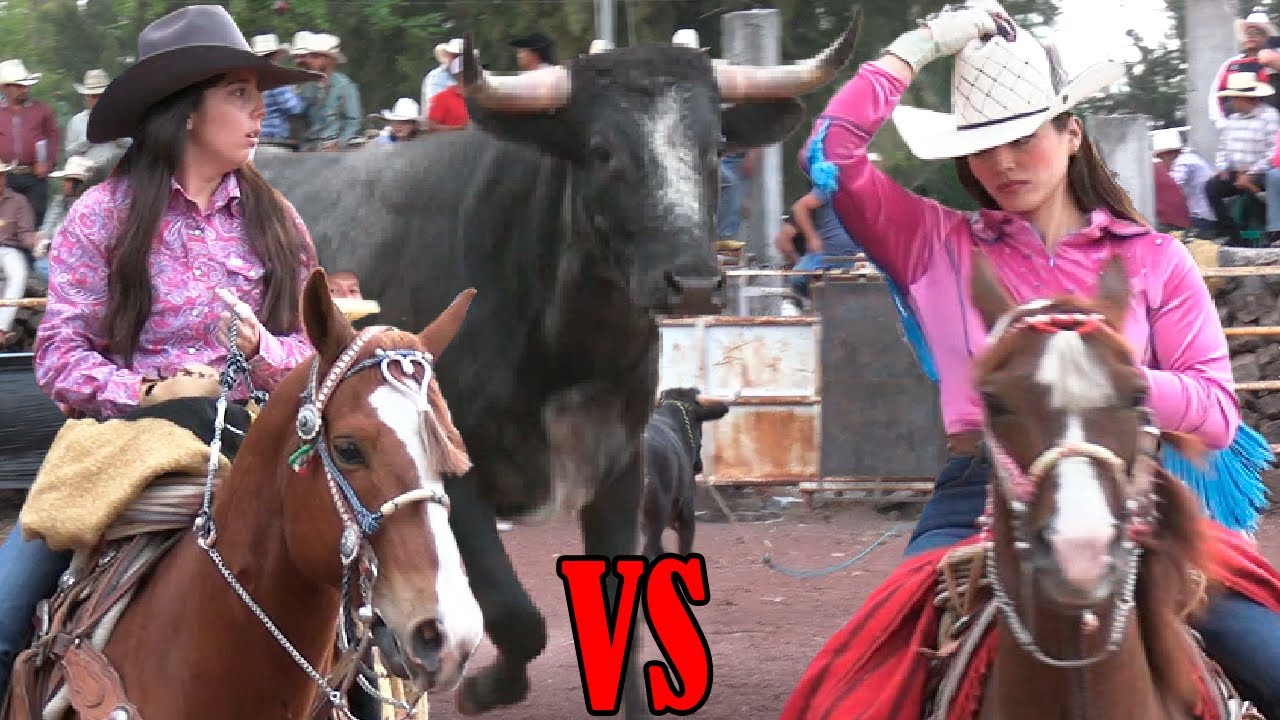 ¡ NO CUALQUIER MUJER SE ATREVÉ HACER ESTO 😱 JARIPEO DE TOROS BRAVOS🔥!