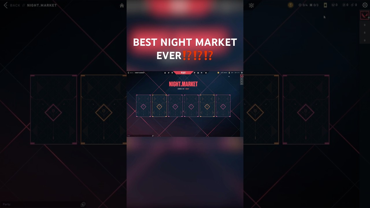 is this the best night market ever? #valorant #nightmarketvalorant #valorantclips