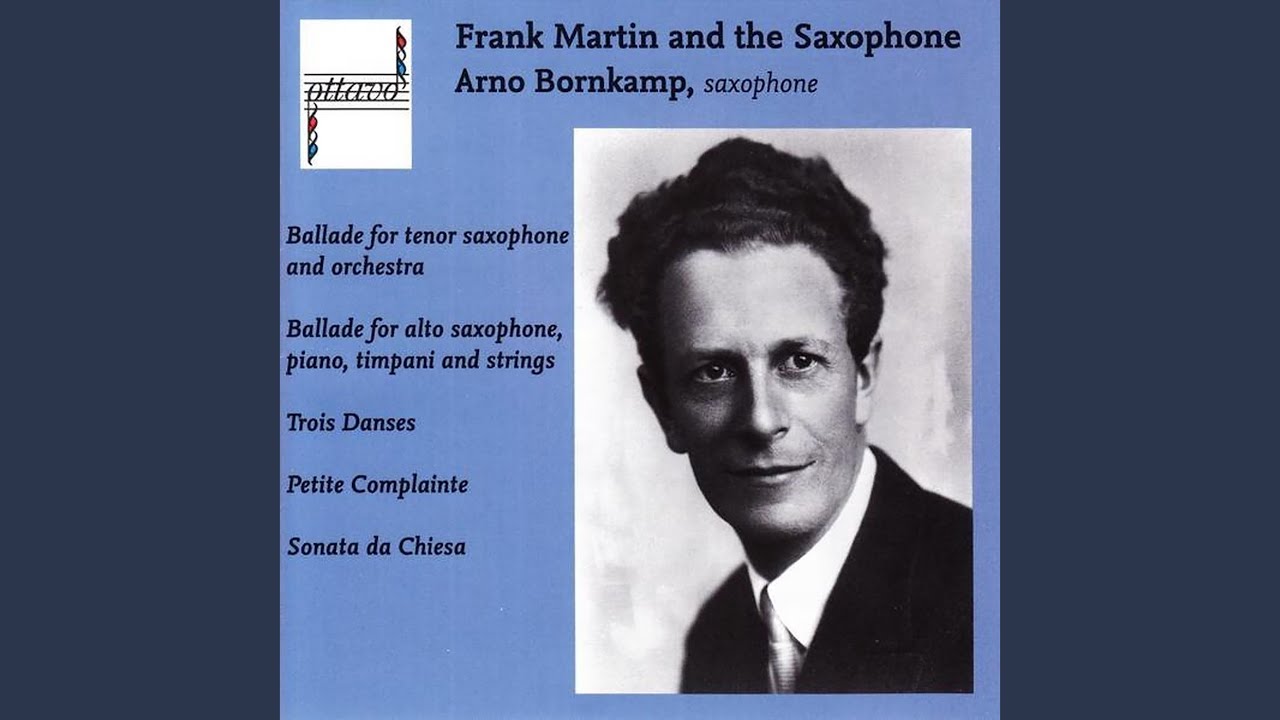 Ballade for alto saxophone, piano, timpani and strings (1938)