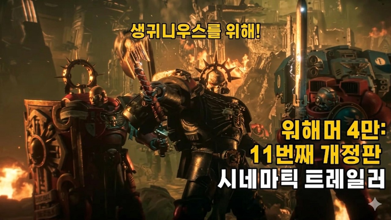 아마게돈에 다시 전쟁! 워해머 4만 11번째 개정판 시네마틱 - Armageddon: Warhammer 40,000 New Edition Cinematic Trailer