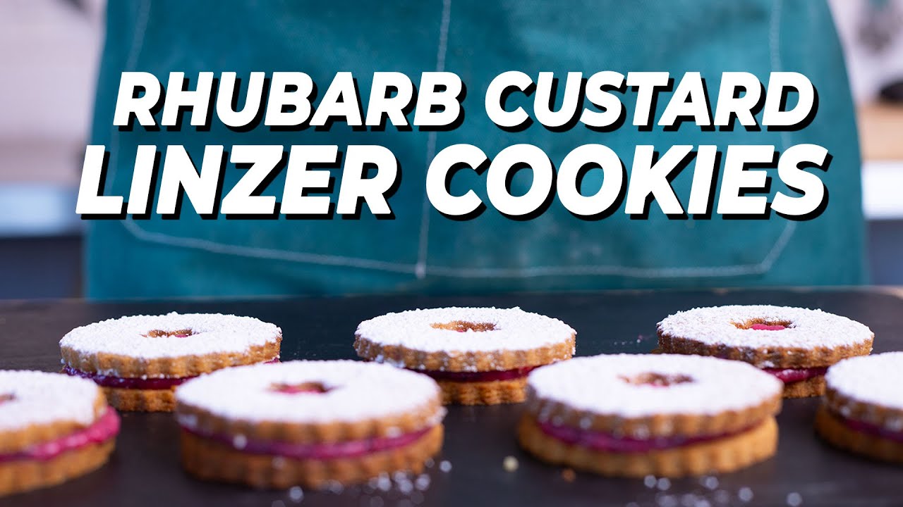 Rhubarb + Custard Cookies = Awesome!