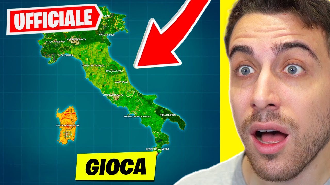 Gioco la PRIMA Mappa *UFFICIALE* ITALIANA su Fortnite! *PAZZESCA* Fortnite ITA