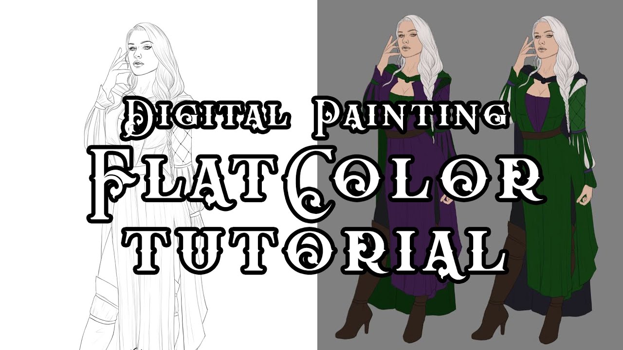 FLAT COLORS - Digital Art Tutorial