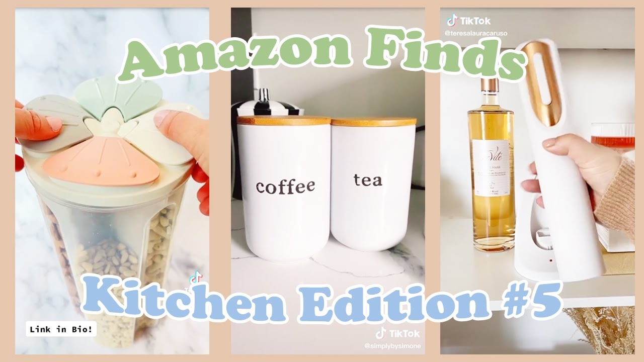 TIKTOK AMAZON FAVORITES + MUST HAVES 🥑 Kitchen Edition #5 w/ Links