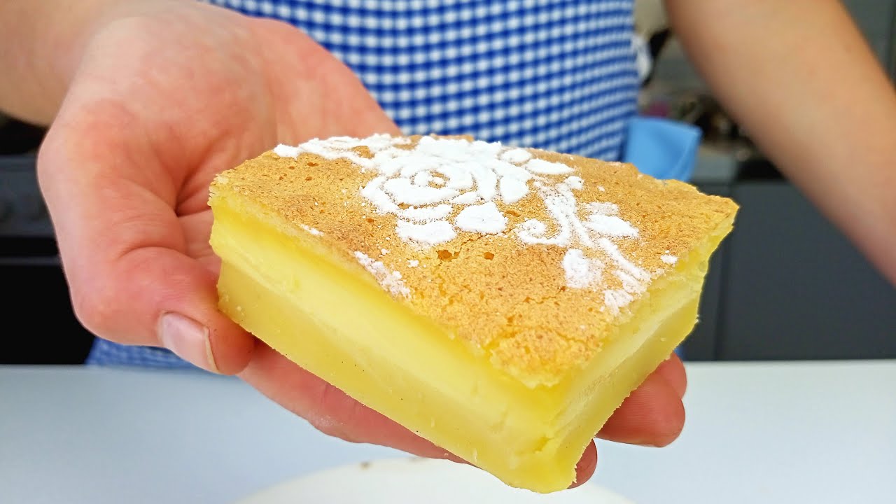 ЭТО ВОЛШЕБСТВО. Десерт САМ РАЗДЕЛЯЕТСЯ на 3 слоя. Быстрый и вкусный РЕЦЕПТ К ЧАЮ.