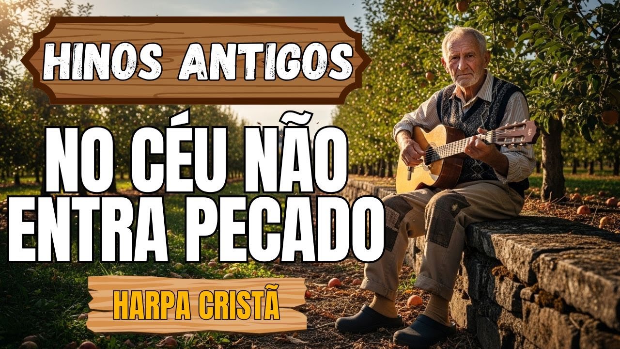 HARPA CRISTÃ | NO CÉU NÃO ENTRA PECADO [ HINO 422] HINO ANTIGO