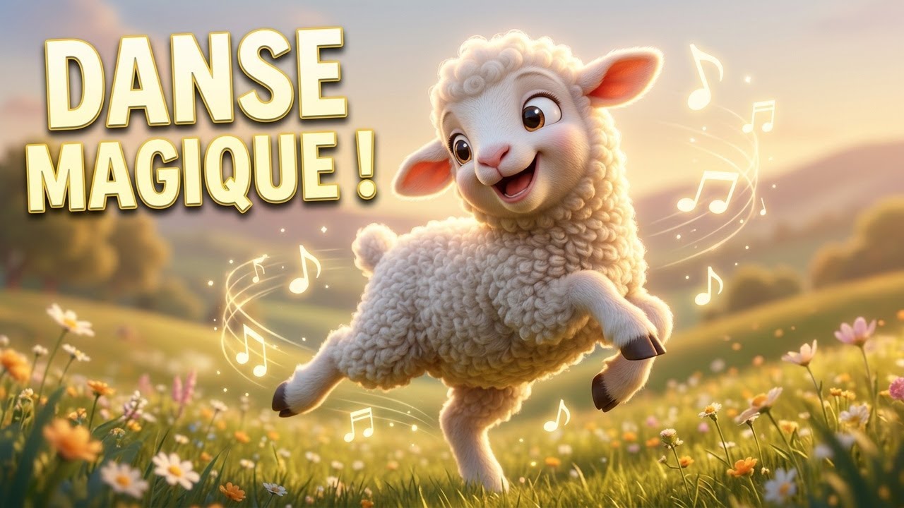 L'Agneau Pompon saute et danse ! 🐑 | Chanson originale pour Enfants 🎶