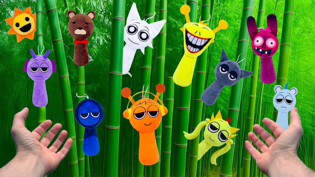 Surprising moment discovering ALL SPRUNKI hidden in the bamboo forest – double the fun!