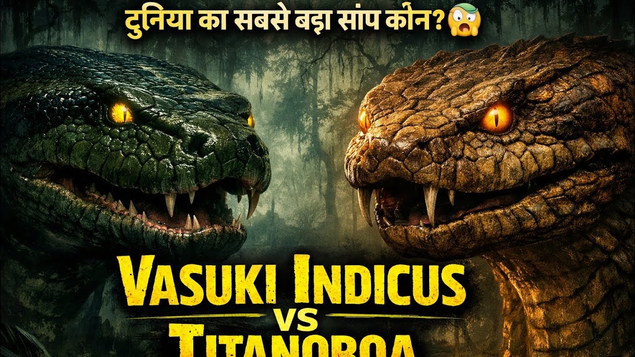 Titanoboa Vs Vasuki indicus! Who is King 
