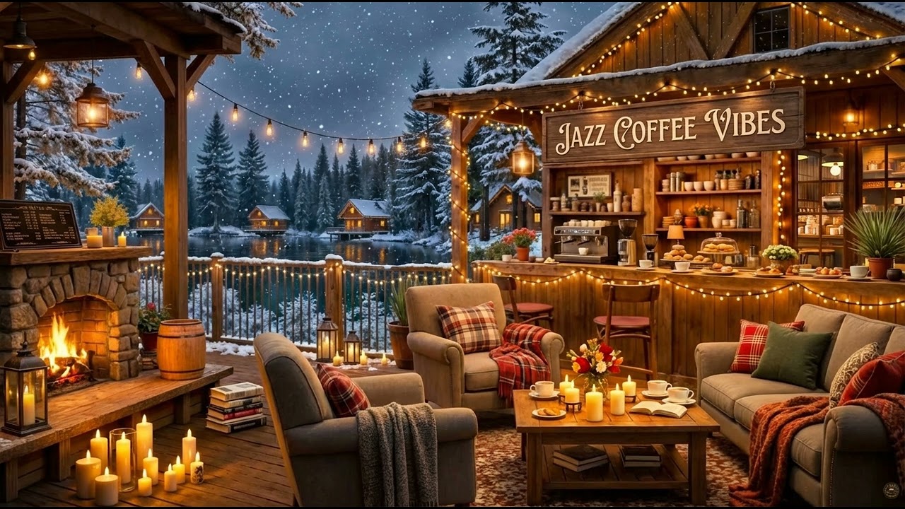 Smooth Cozy Winter Jazz ☕ Piano Music for Study and Relaxation