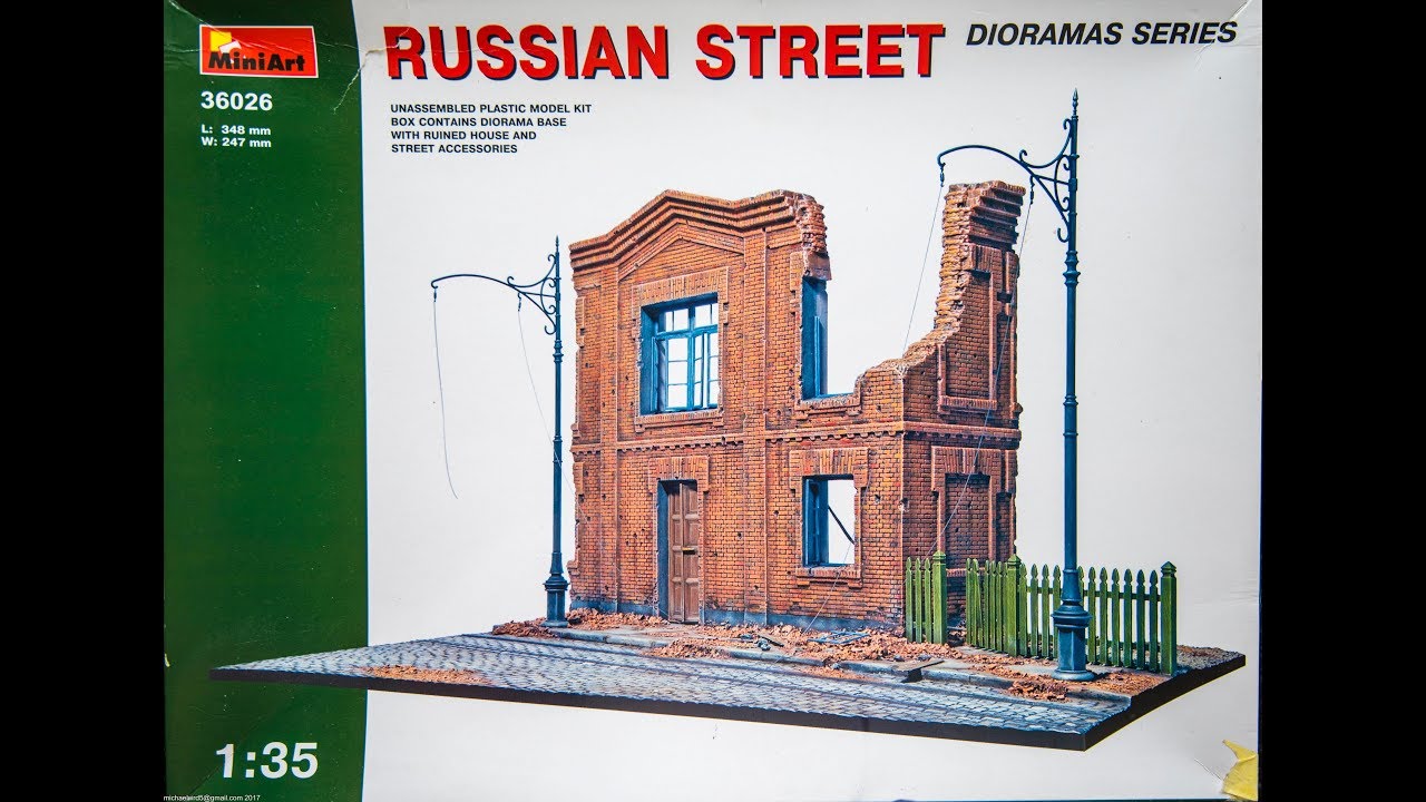 MiniArt Russian Street Diorama