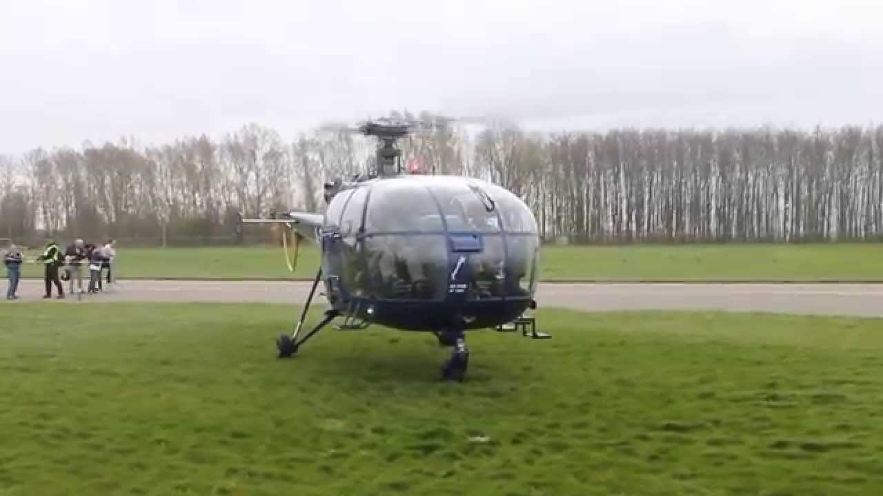 Landing Alouette III at EHLE