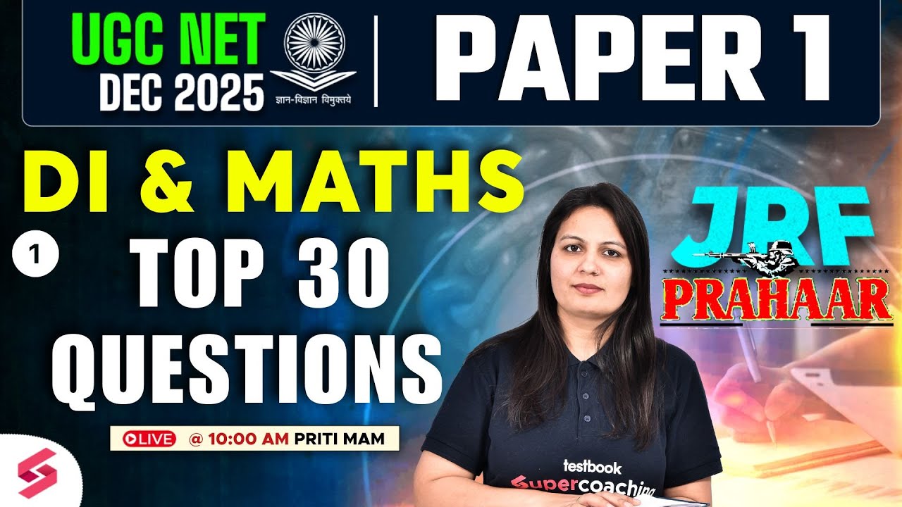 UGC NET Paper 1 | Data Interpretation For UGC NET | Mathematical Reasoning & DI UGC NET By Priti