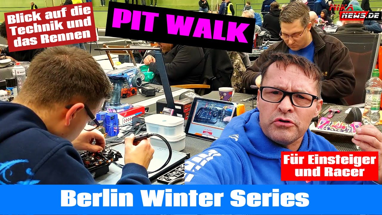 Pit Walk - Rundgang - Fahrer und Technik - RC Car Racing bei der Berlin Winter Series #rc #rccar