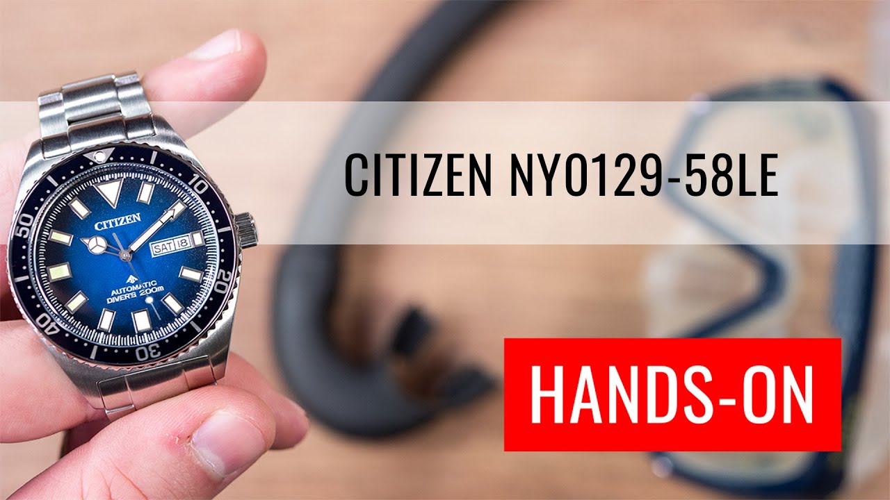 HANDS-ON: Citizen Promaster Marine Automatic NY0129-58LE