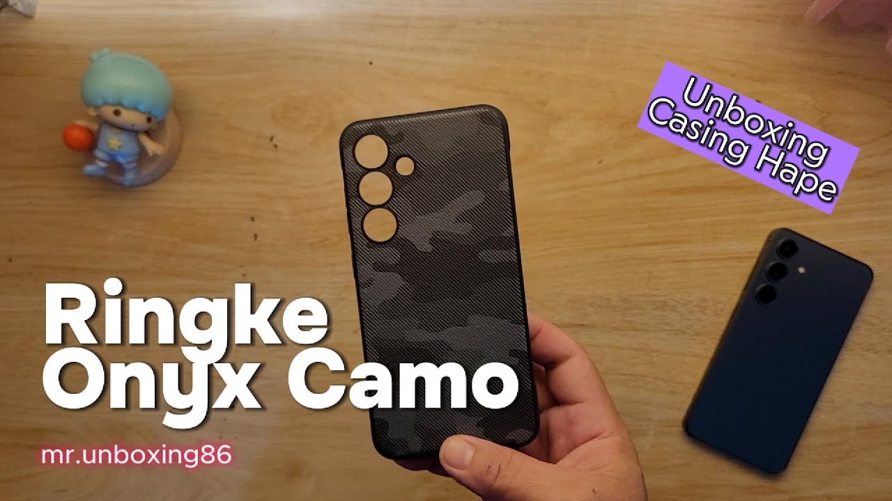 Unboxing Casing Ringke Onyx Camo