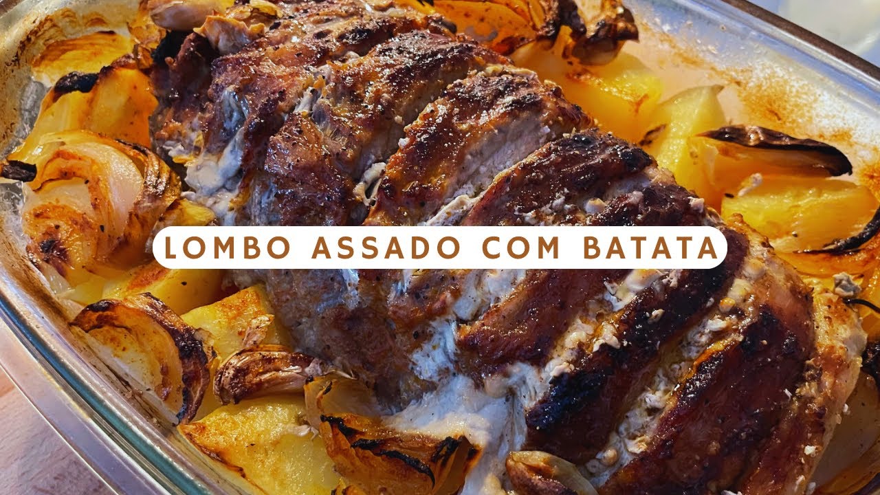 Lombo de porco assado com batatas, RECEITA SUPER FÁCIL E SABOROSA | #receitas #fácil #lombodeporco