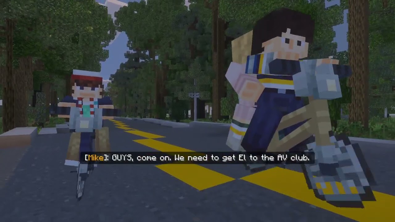 Minecraft stranger things