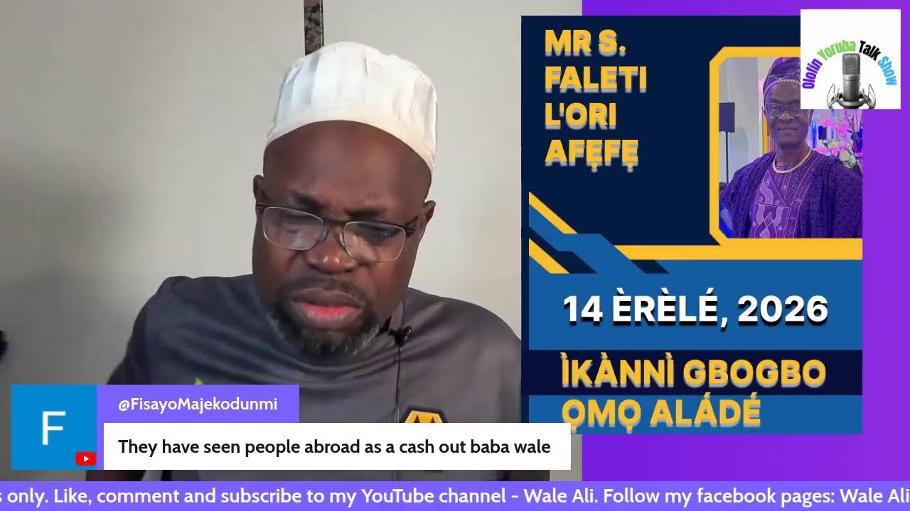 ENEMIES WITHIN PT2, AWON ODALE ARAIN WA. 14/2/2026.