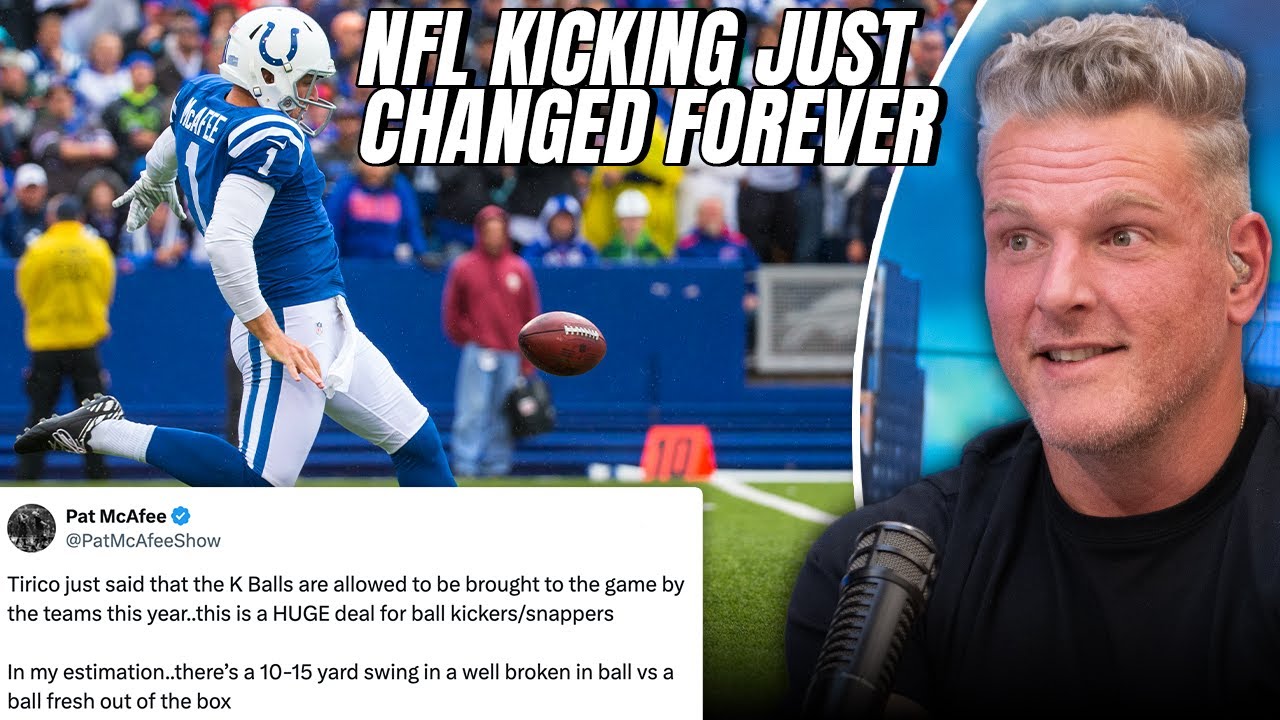 This One Change Will Change NFL Kicking FOREVER | Pat McAfee Show