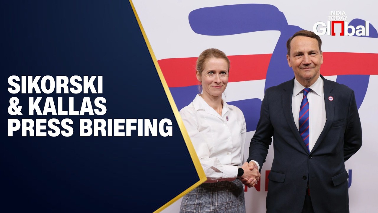 LIVE: Poland’s Sikorski & EU’s Kallas Speak After Baltic Sea States Meeting