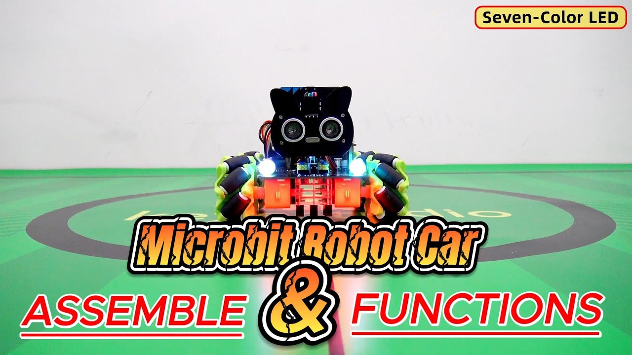 KEYESTUDIO 丨 How to Build an Epic Microbit 4WD Mecanum Robot Car？