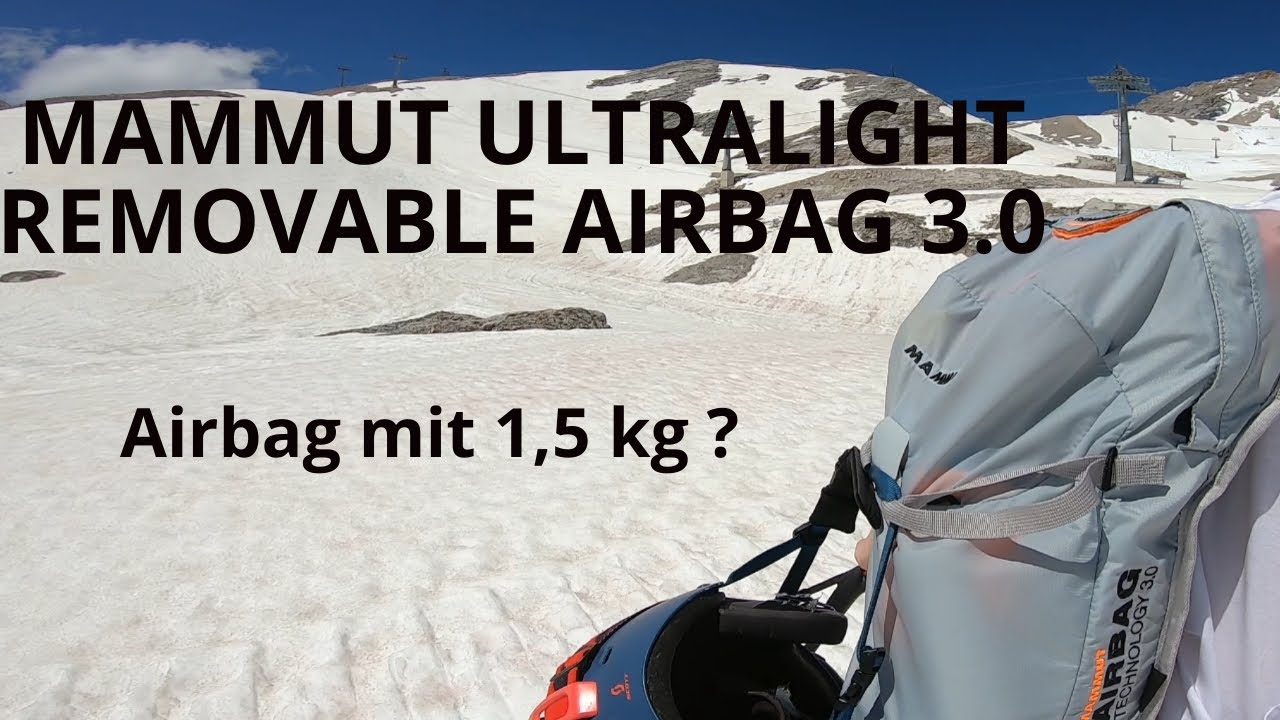 Leichtester Airbag: Mammut Ultralight Removable Airbag 3.0 20  Produkttest