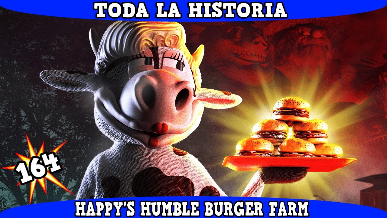 Animatronicos en una Simulacion!! Happy's Humble Burger Farm | Toda la Historia en 10 Minutos