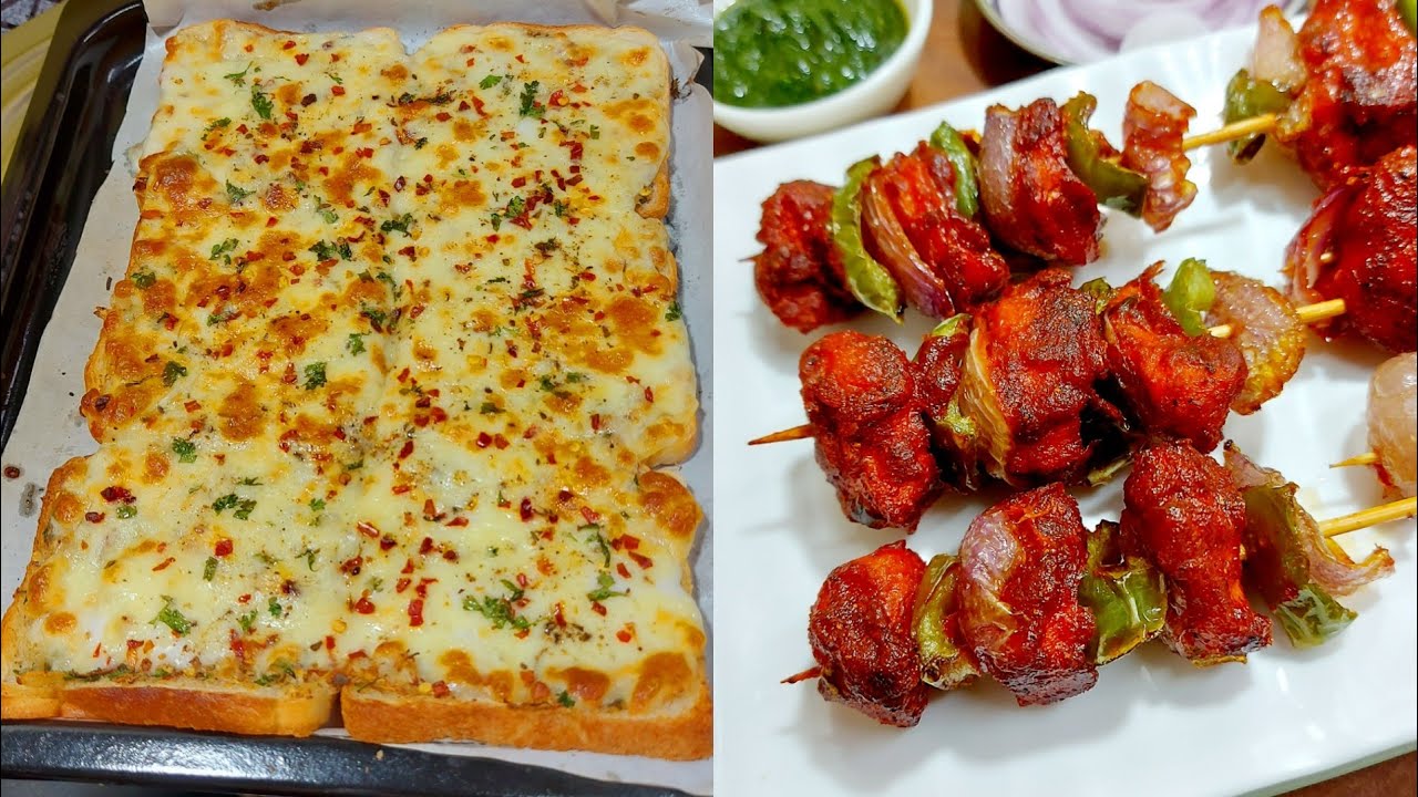 Ramzan Special Kandi Chicken and Garlic Bread Recipe | Kandi Chicken Recipe | Garlic Bread Recipe 