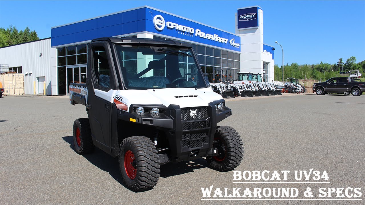 bobcat UV34 2024 Walkaround| Features & Specs