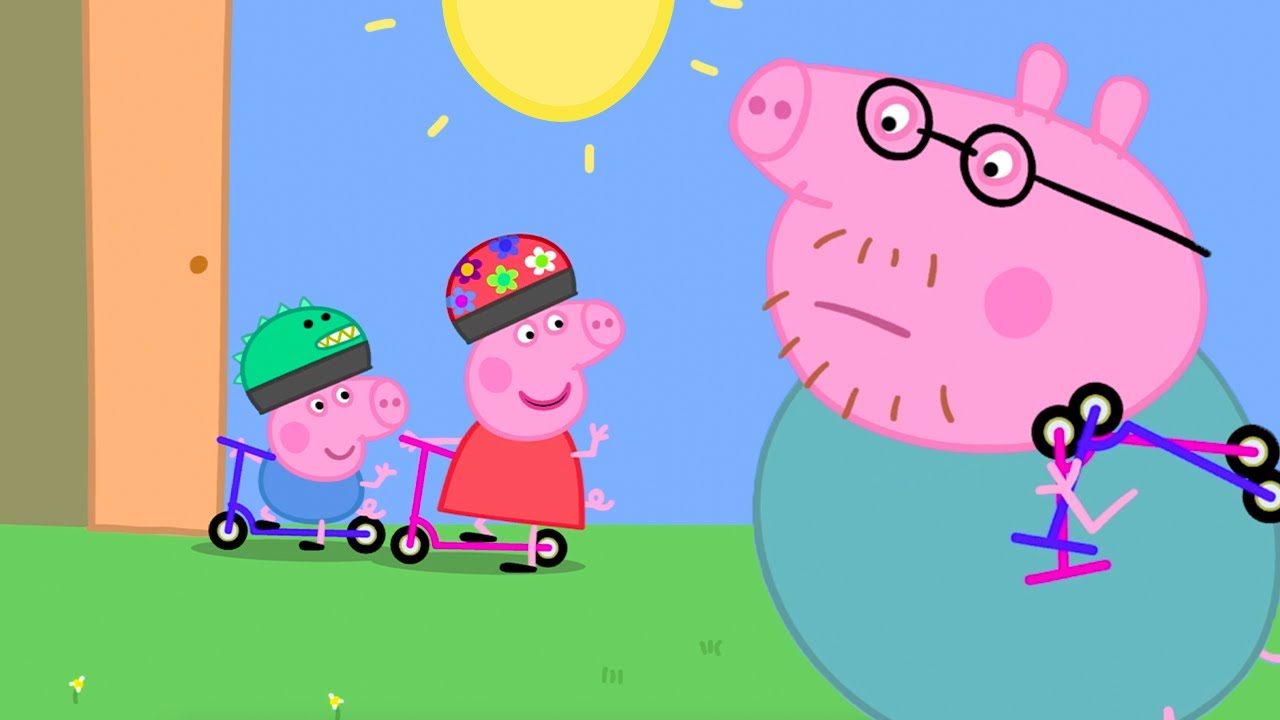Mit dem Motorroller zur Schule | Peppa-Wutz Volle Episoden