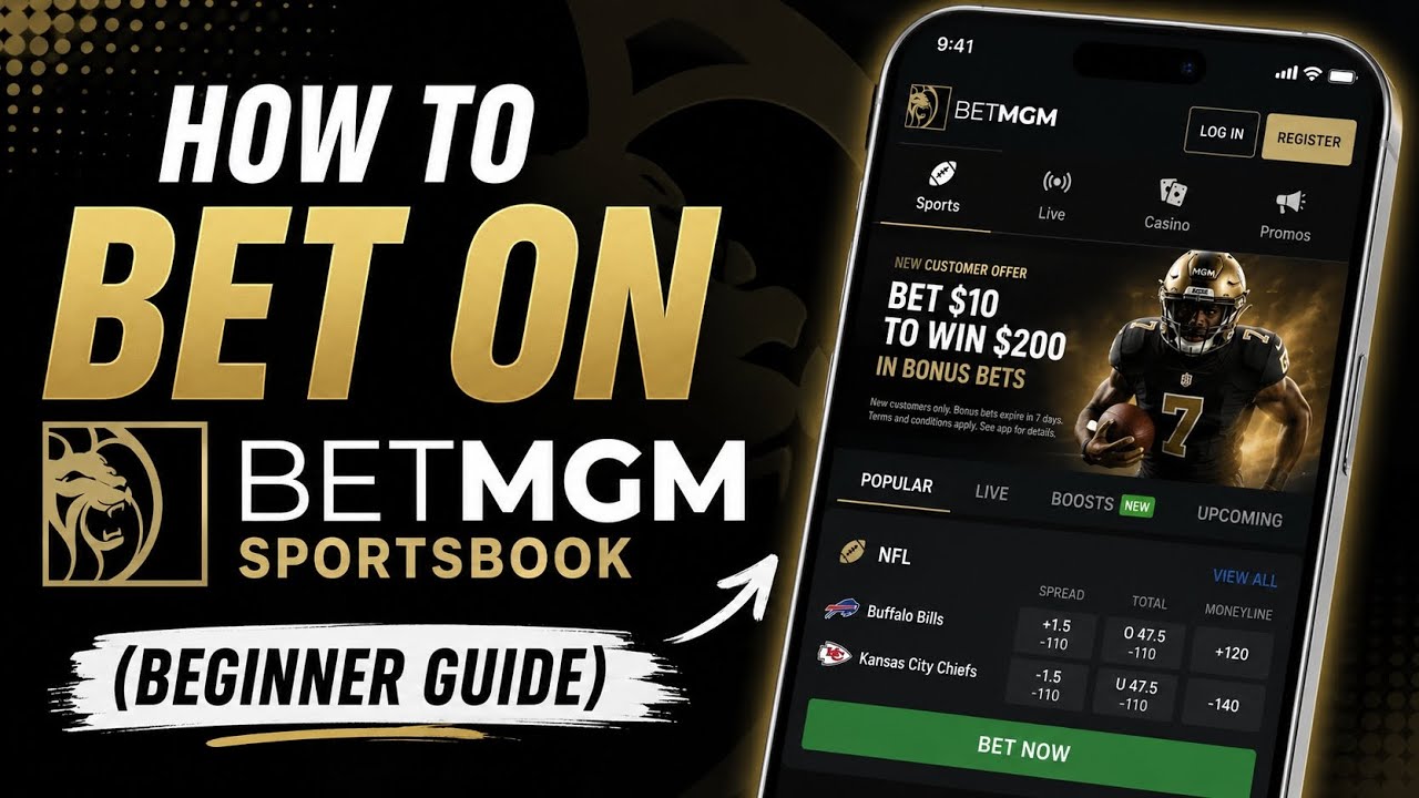 How to Bet on BetMGM Sportsbook (2026 Beginner Guide)