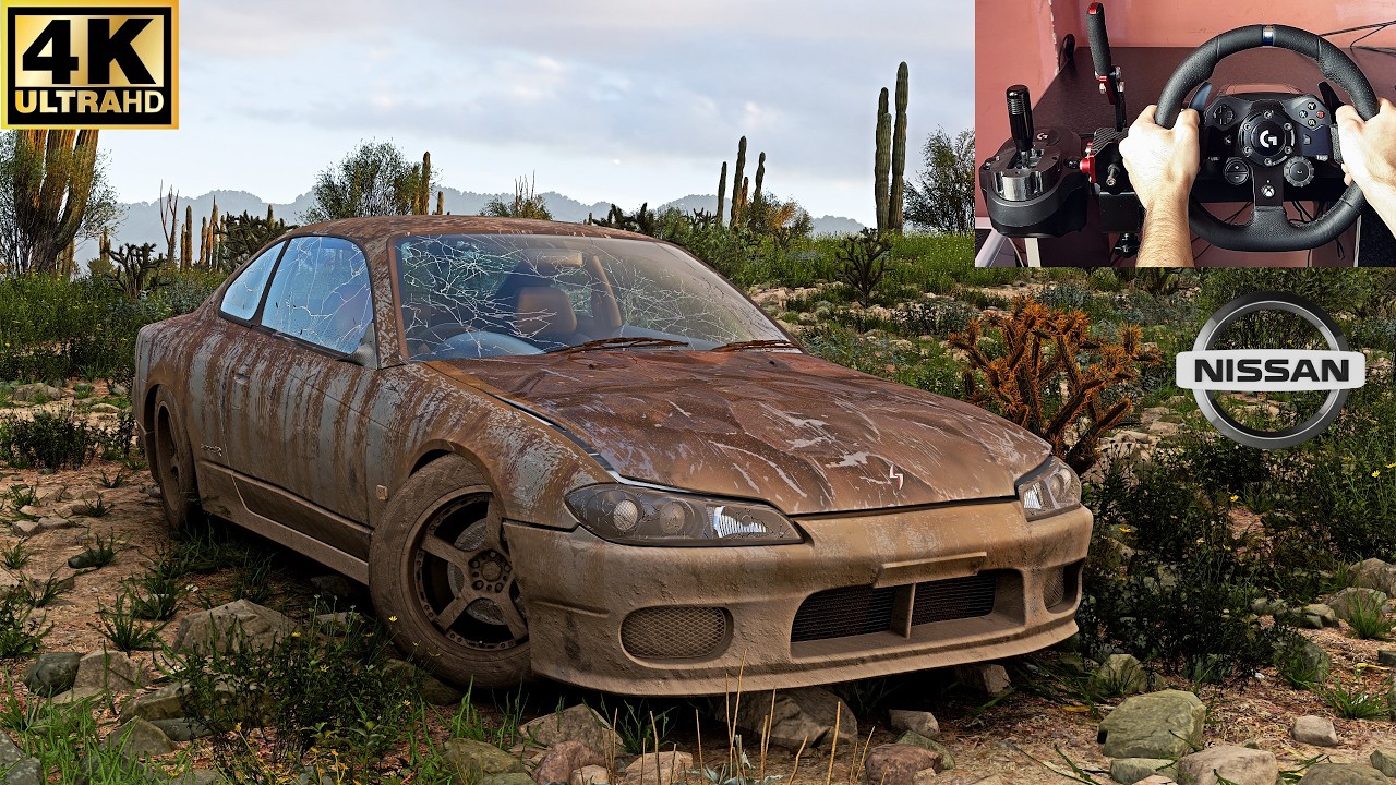 Rebuilding Nissan Silvia S15 | Forza Horizon 5 | Steering Wheel Logitech G923 Gameplay