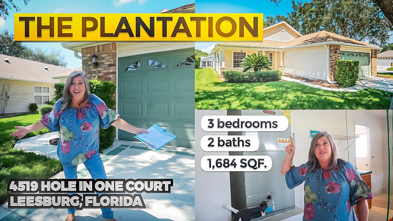 Exploring the Ideal Retirement: A Tour of a 55+ Home in The Plantation Leesburg FL