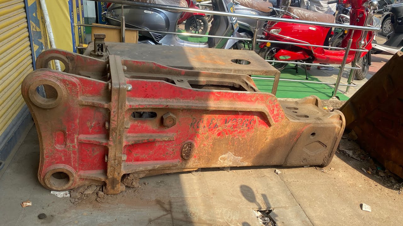 Jcb || breaker repairing and service || jcb का ब्रेकर केसे ठीक करे॥ब्रेकर में गैस केसे / कितनी डाले