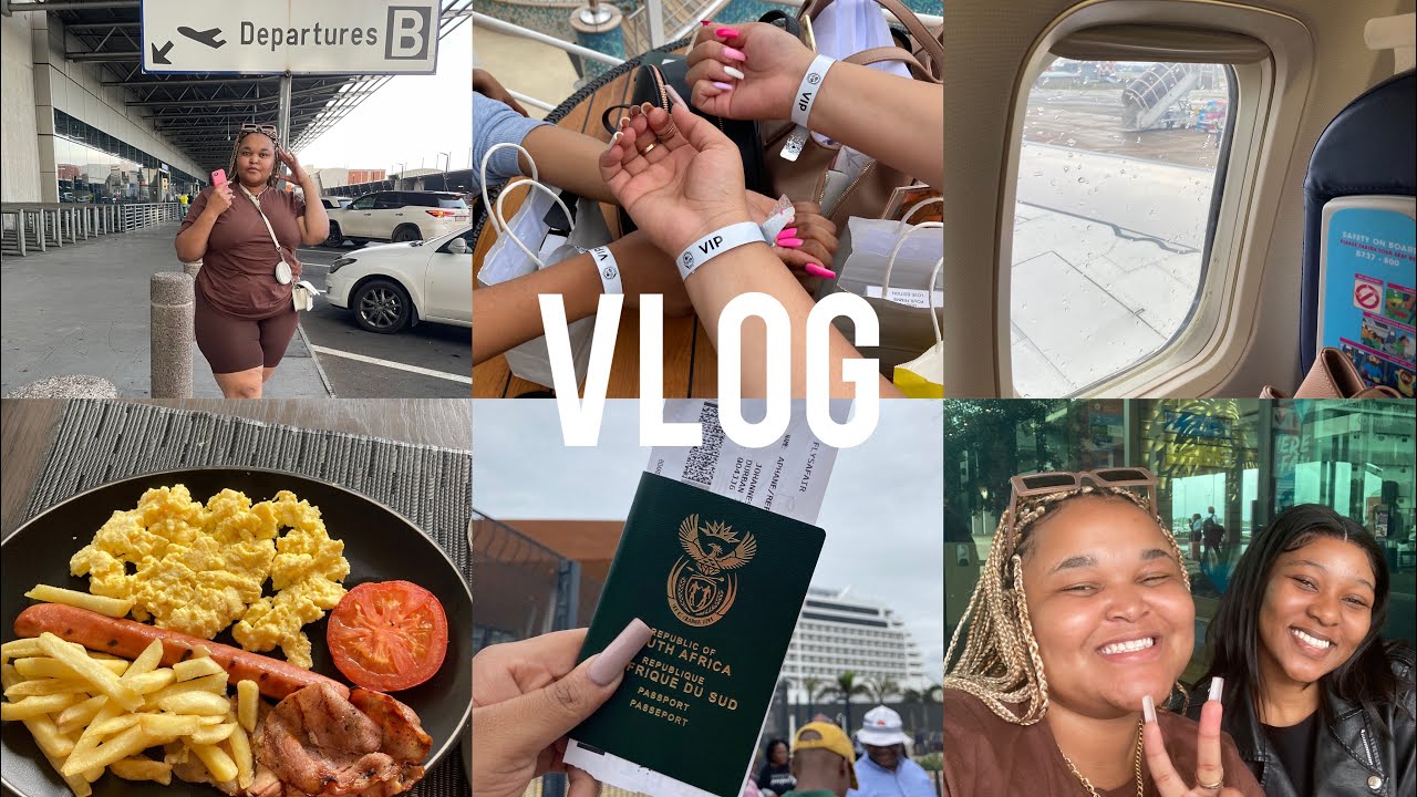 VLOG|Going to Durban for Ohship|first time flying|MSC Cruise ship and more part 1