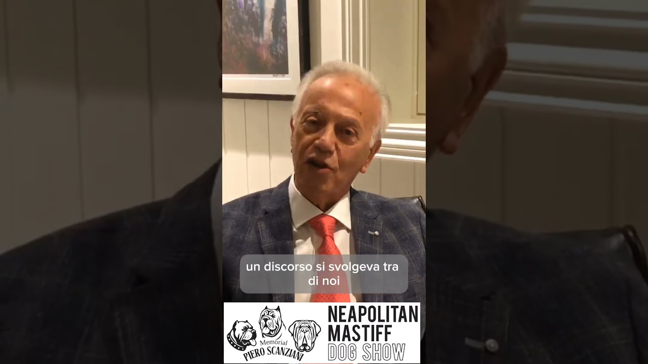 Antonio di Lorenzo,il giudice giudice ufficiale del Primo "Memorial Piero Scanziani" dog show.