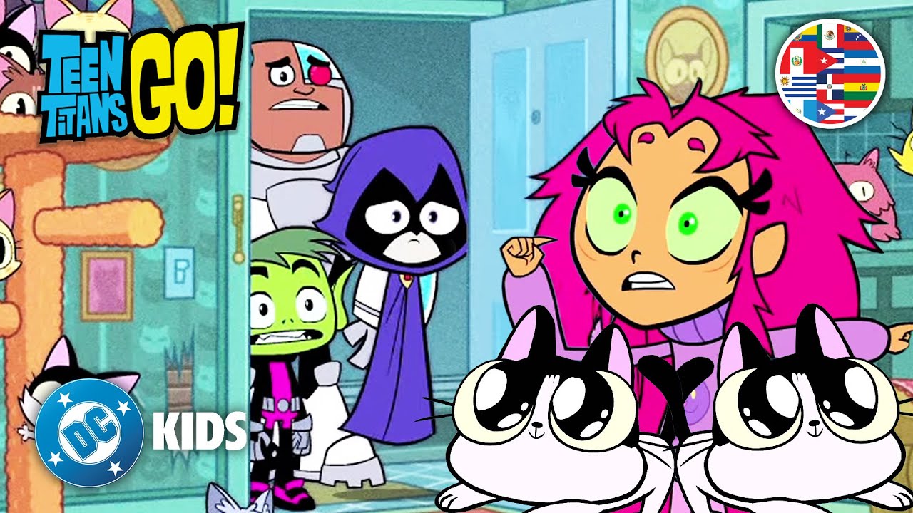 Starfire, la dama gato loca | Teen Titans Go! Latino🇲🇽🇦🇷🇨🇴🇵🇪🇻🇪 @DCKidsLatino