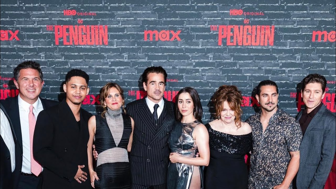 The Penguin NY Premiere Red Carpet Colin Farrell Cristin Milioti James Gunn The Batman Series 2024