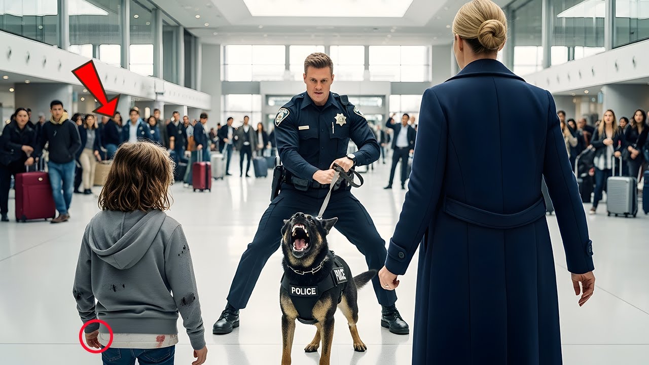 Little Girl Gave A Silent Signal to Police Dog — What He Did Next Shocked Everyone!